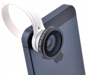 Фишай объектив 180° на клипсе для iPhone iPad HTC Samsung