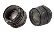 Набор объективов Гелиос 44-2 58мм F2 и Мир-1В 37мм F2.8 для Nikon